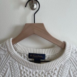 Brooks Brothers Fisherman Cable Knit Sweater